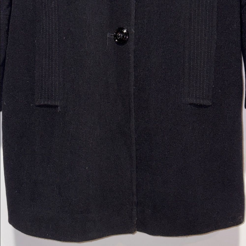 London Fog Women's Black Pea Coat - Picture 4 of 8